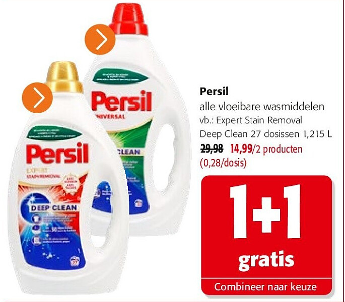 Persil Expert Stain Removal Deep Clean 27 dosissen 1,215 L