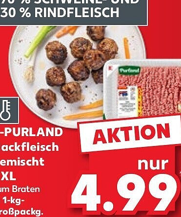 K-Purland Hackfleisch gemischt XXL