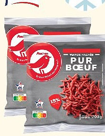 Viande hachée pur bœuf surgelée Auchan