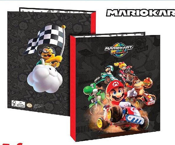 Classeur Mario Kart A4 carton