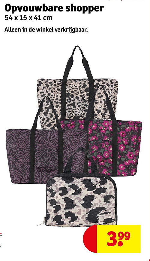 Opvouwbare shopper
