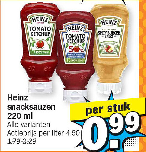 Heinz snacksauzen 220 ml