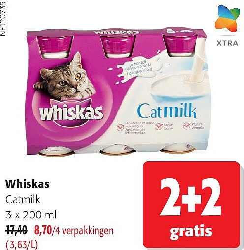 Whiskas Catmilk 3 x 200 ml