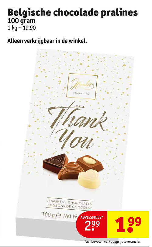 Belgische chocolade pralines