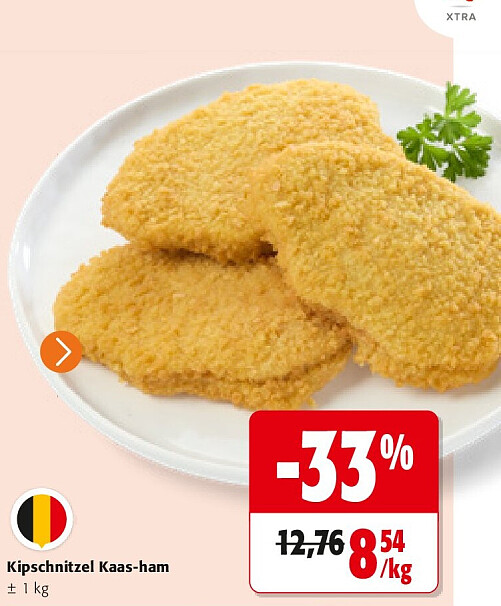 Kipschnitzel Kaas-ham