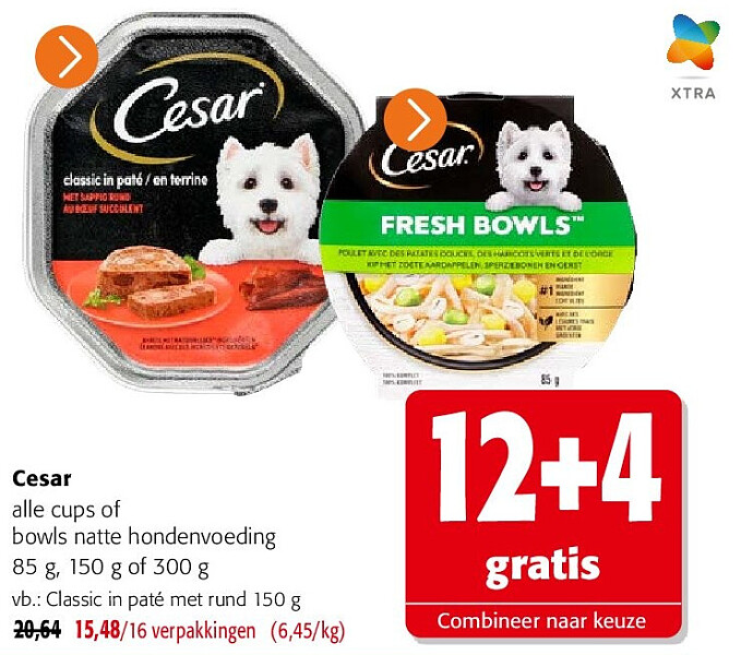 Cesar Classic in paté met rund 150 g