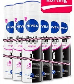 NIVEA Invisible Black & White Original deodorant spray 150 ml