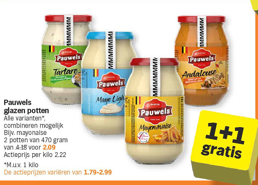 Pauwels glazen potten