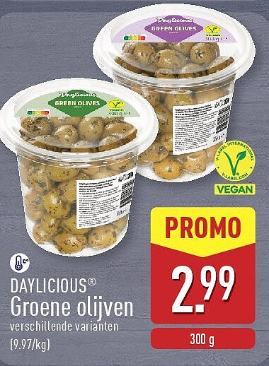 Groene olijven