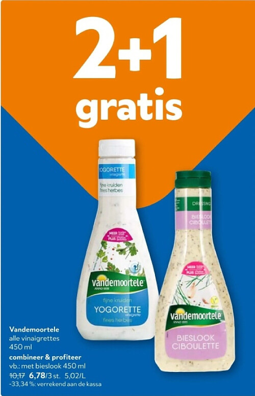 Vandemoortele met bieslook 450 ml