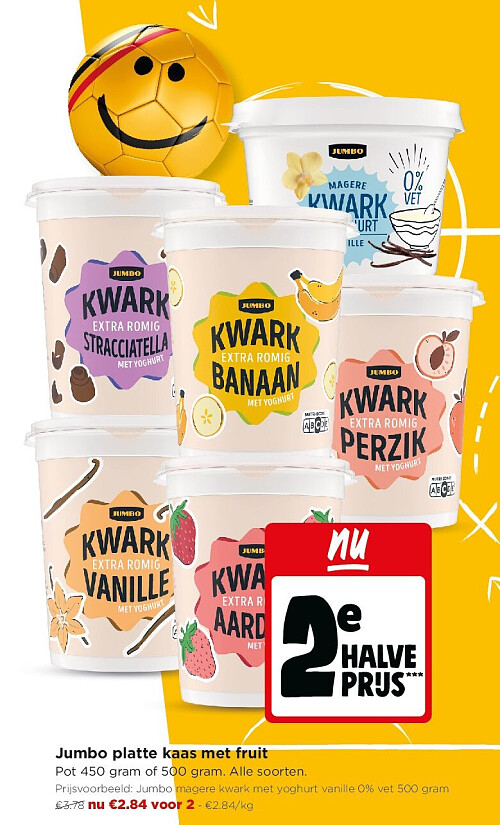 Jumbo platte kaas met fruit