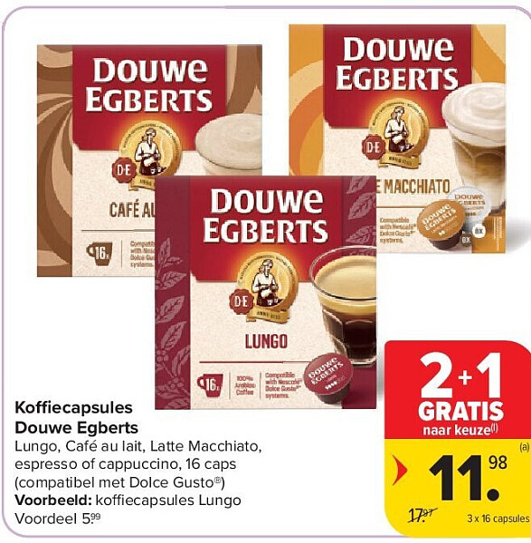 Koffiecapsules Douwe Egberts