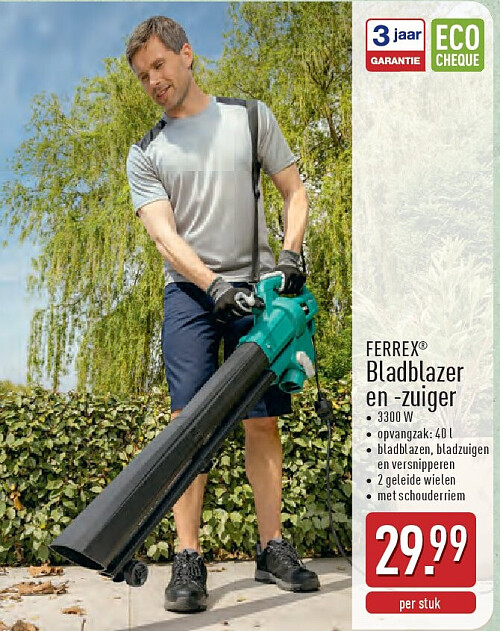 Bladblazer en -zuiger