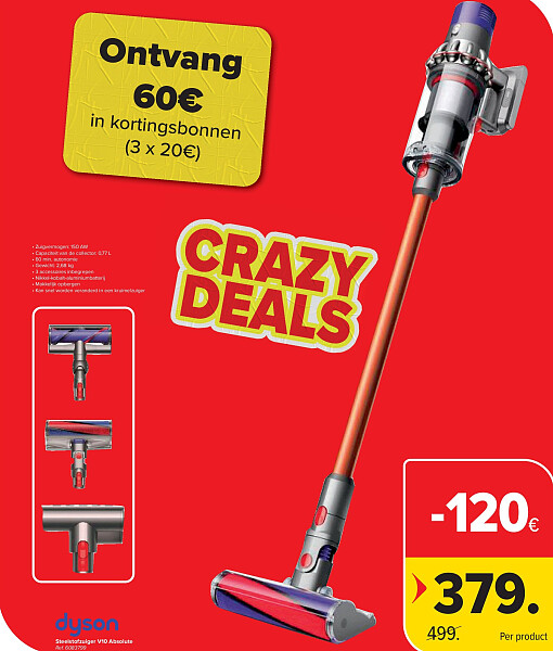 Steelstofzuiger V10 Absolute