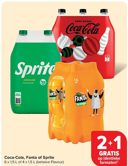 Coca-Cola, Fanta of Sprite