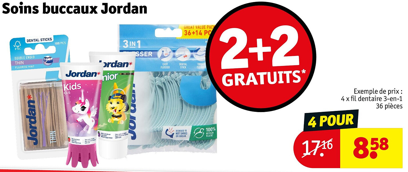 Soins buccaux Jordan 4 POUR