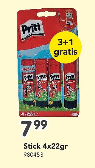 Stick 4x22gr 980453