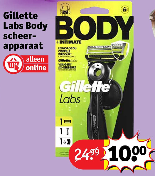 Gillette Labs Body scheerapparaat