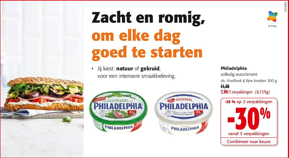Philadelphia volledig assortiment