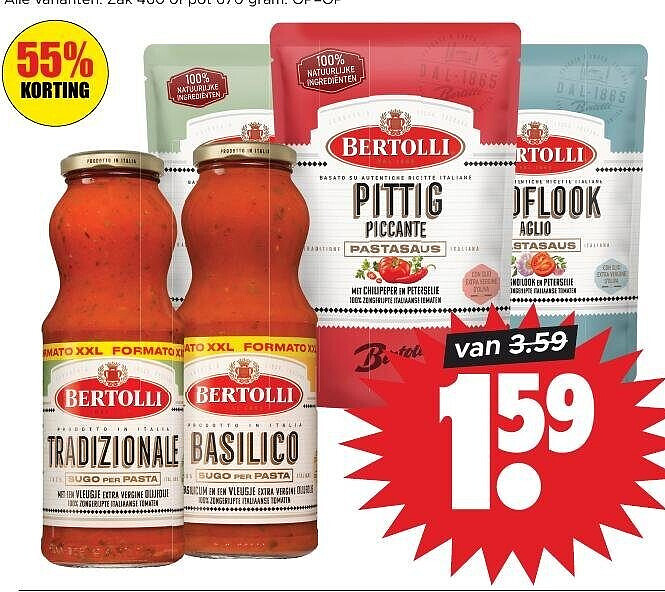 Bertolli pastasaus