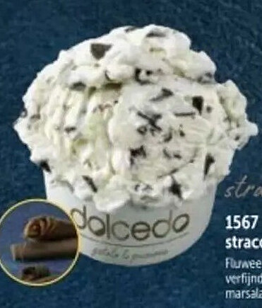 1567 'dolcedo' roomijs stracciatella