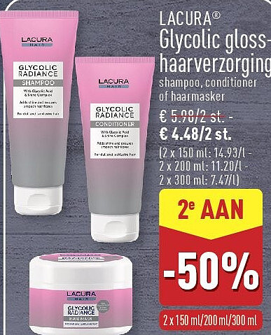 Glycolic glosshaarverzorging