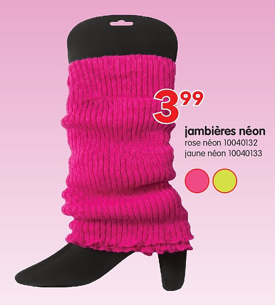 jambières néon