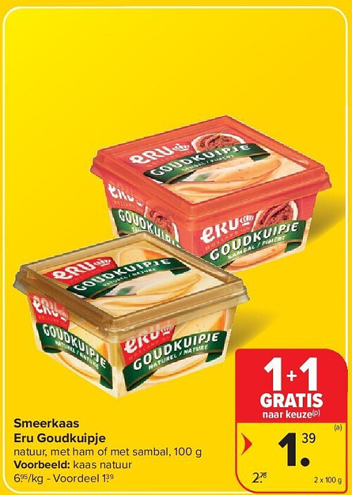 Smeerkaas Eru Goudkuipje