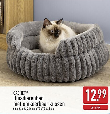 Huisdierenbed met omkeerbaar kussen