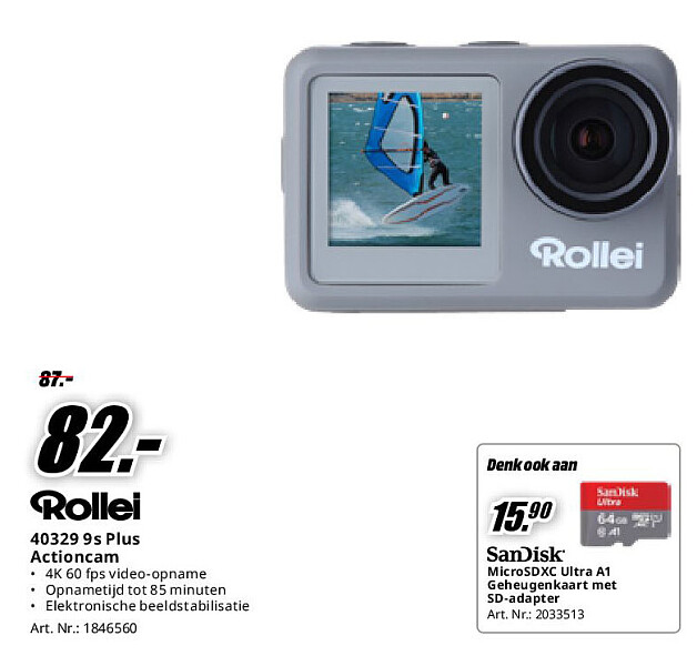 Rollei 40329 9s Plus Actioncam
