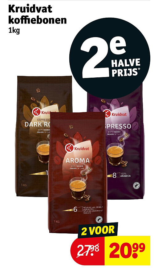 Kruidvat koffiebonen