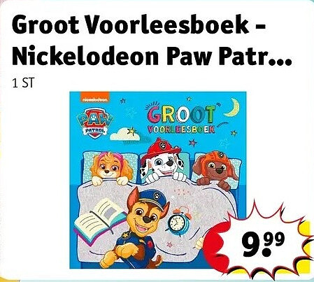 Groot Voorleesboek - Nickelodeon Paw Patr...