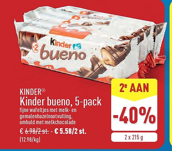 Kinder bueno, 5-pack