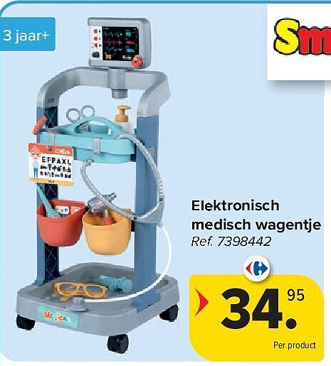 Elektronisch medisch wagentje