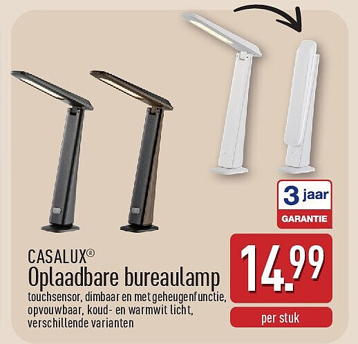 Oplaadbare bureaulamp