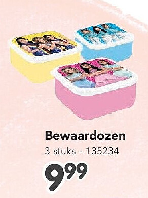 Bewaardozen 3 stuks - 135234