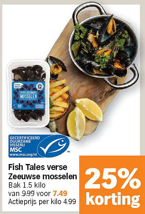 Fish Tales verse Zeeuwse mosselen