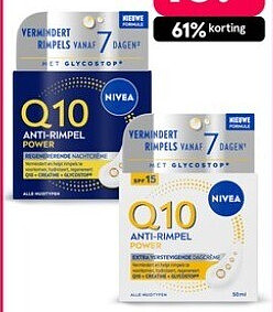 NIVEA Q10 Power anti-rimpel dagcrème SPF 15 en nachtcrème