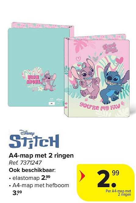 A4-map met 2 ringen