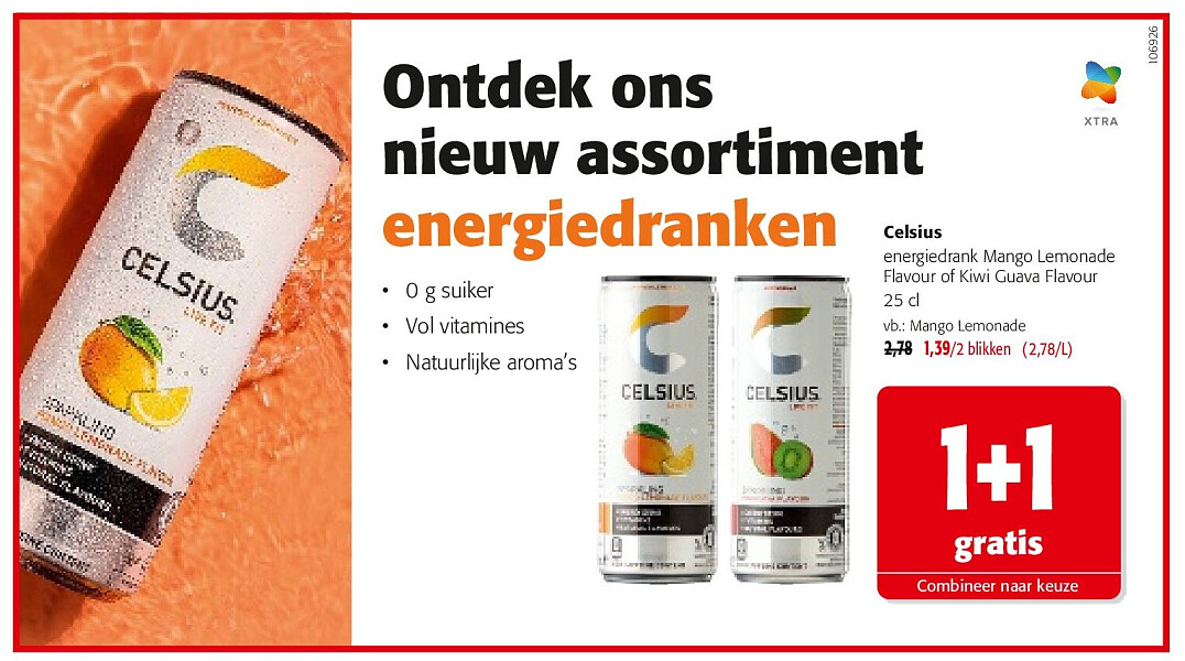 Celsius Mango Lemonade