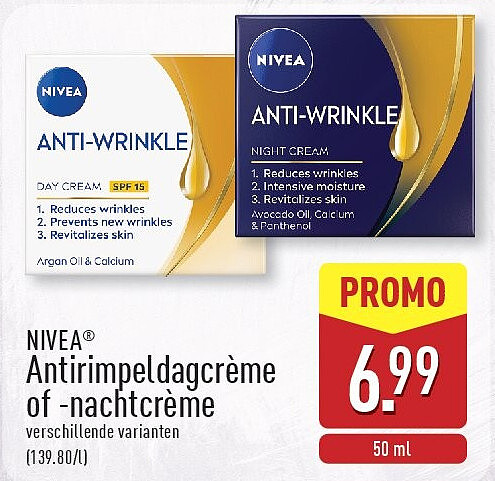 Antirimpeldagcrème of -nachtcrème