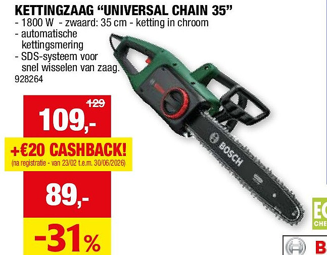 KETTINGZAAG “UNIVERSAL CHAIN 35”
