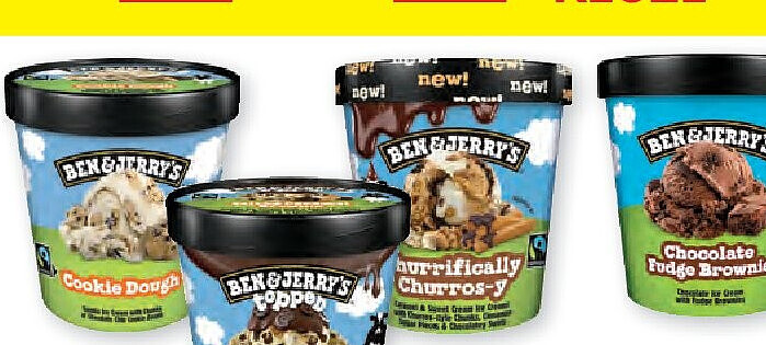 Ben & Jerry's ijs in pot