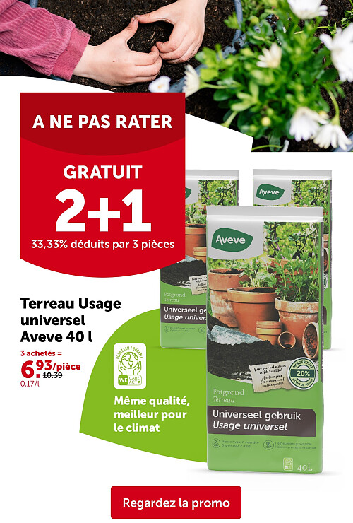 Terreau Usage universel Aveve 40 l