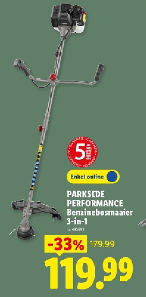 PERFORMANCE Benzinebosmaaier 3-in-1