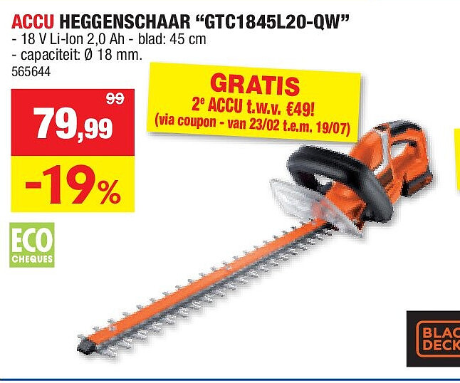 ACCU HEGGENSCHAAR “GTC1845L20-QW”