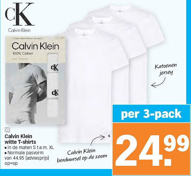 Calvin Klein witte T-shirts