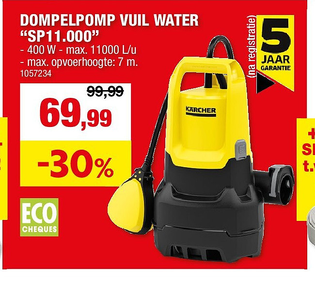 DOMPELPOMP VUIL WATER “SP11.000”