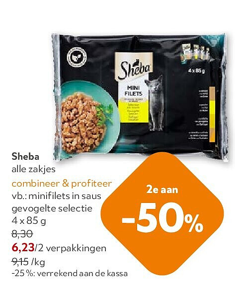 Sheba alle zakjes