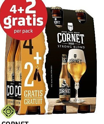 Cornet Oaked Strong Blond 6 x 33 cl